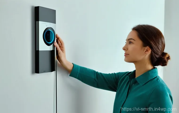 스마트홈 기기 설치 시 필요한 도구 - **Prompt:** A person (gender-neutral, wearing a casual t-shirt and jeans, no revealing clothing) car...