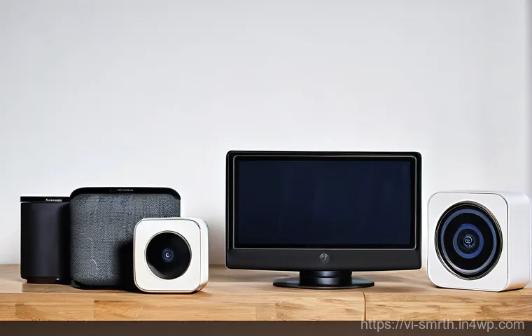 스마트홈 제품의 환경적 영향 - **Prompt:** A sleek, modern living room in a Vietnamese home, bathed in soft, diffused natural light...